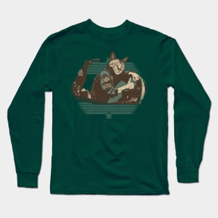 Tom Cat "Meow-verick" Long Sleeve T-Shirt